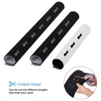 Cuttable Spiral Cable Organizer Storage Cable Management Sleeves Multihole Cable Organizer Wire Hider For TV Office Computer