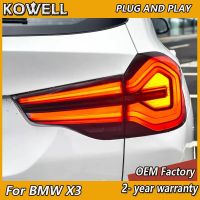 แต่งรถสำหรับ BMW X3ไฟท้าย2018-2021 X3ไฟท้าย BMW G01 G08 F97ไฟท้าย IX3 + สัญญาณไฟเลี้ยวแบบไดนามิก + ย้อนกลับ + เบรก