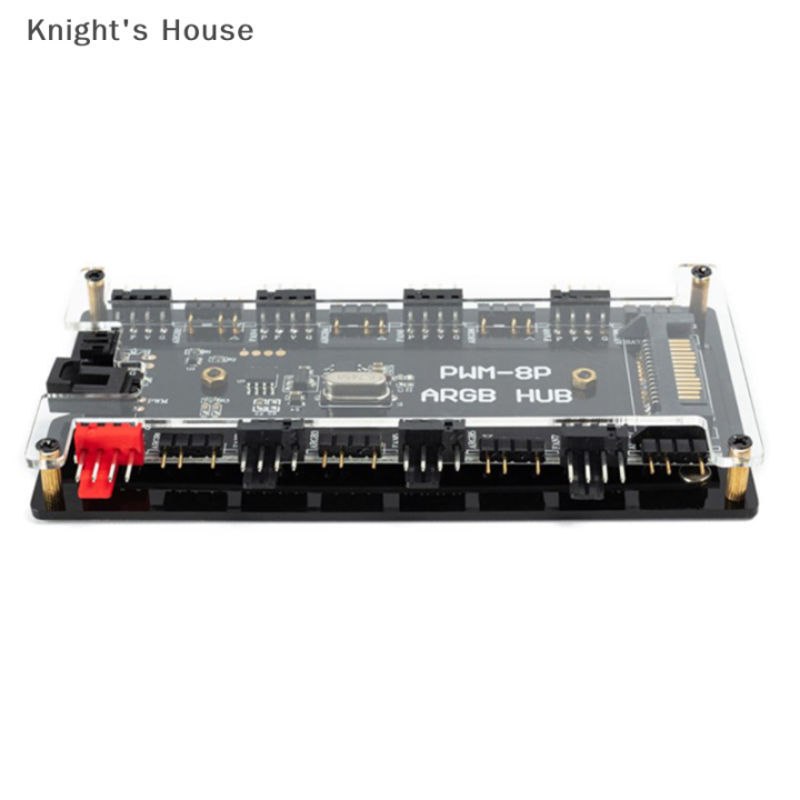 knights-house-อะแดปเตอร์ควบคุมการระบายความร้อนด้วยไฟ12v-4-pin-pwm-argh-สำหรับพีซี