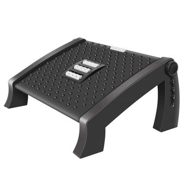 Adjustable FootRest, Desk Footrest with Massage Function, Non-Slip Foot Stools Great for Home &amp; Office Accessories