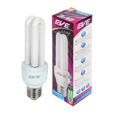 "Buy now"หลอดประหยัดไฟ กำลัง 11วัตต์ Day Light EVE LIGHTING รุ่น 11W มาตรฐาน*แท้100%*