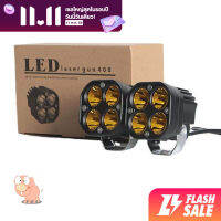 A pair 3 Inch 40W Headlight Off-road LED 4x4 Square Spot Light LED Work Light Waterproof LED Driving Light Yellow White