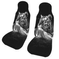 VW Ford Focus Mondeo 3d Print Animal Lion Tiger Automobiles Car Seat Covers Universal Fit Car Accessories Interior Compatible