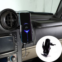 อัตโนมัติหนีบชาร์จอย่างรวดเร็วเจ้าของรถศัพท์สำหรับ Hummer H2 2003-2007ศัพท์มือถือ10วัตต์ชาร์จไฟในรถไร้สาย