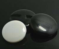 2018Botones Wholesale Mini Buttons 50pcs 25mm White&amp;black Dark Eye Resin Decorative Loose For Scrapbooking Sewing And Craft