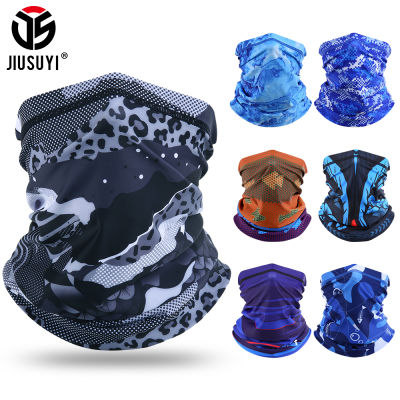 พิมพ์ Bandanas คอ Sun Face Cover Breathable Dustproof Magic Neckerchief Snood Tube ผ้าพันคอแถบคาดศีรษะฤดูร้อน Men Women