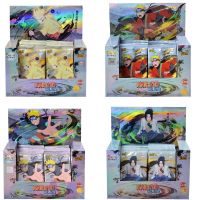 KAYOU Original Naruto Cards Uzumaki Sasuke Ninja Game Collection กล่องแฟลชการ์ดของเล่นของขวัญคริสต์มาสสำหรับเด็ก