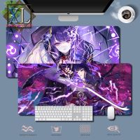 XL Custom Gaming Mouse Pad Raiden Shogun Mouse Pad - Extra Large Anti-Slip Office Gaming Long Mousepad