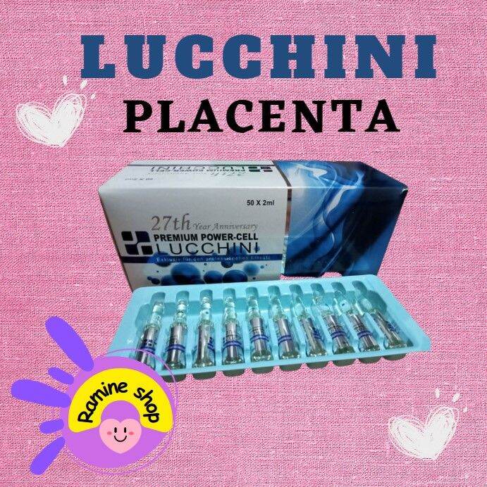 RAMINE LUCCHINI PLACENTA (CLEAR) Fresh Stem Cell Therapy 10 ampules