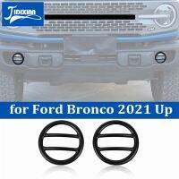 JIDIXIAN โคมไฟ Hoods สำหรับ Ford Bronco 2021 2022 2023 Up Iron รถด้านหน้าหมอกโคมไฟตกแต่งภายนอกอุปกรณ์เสริม