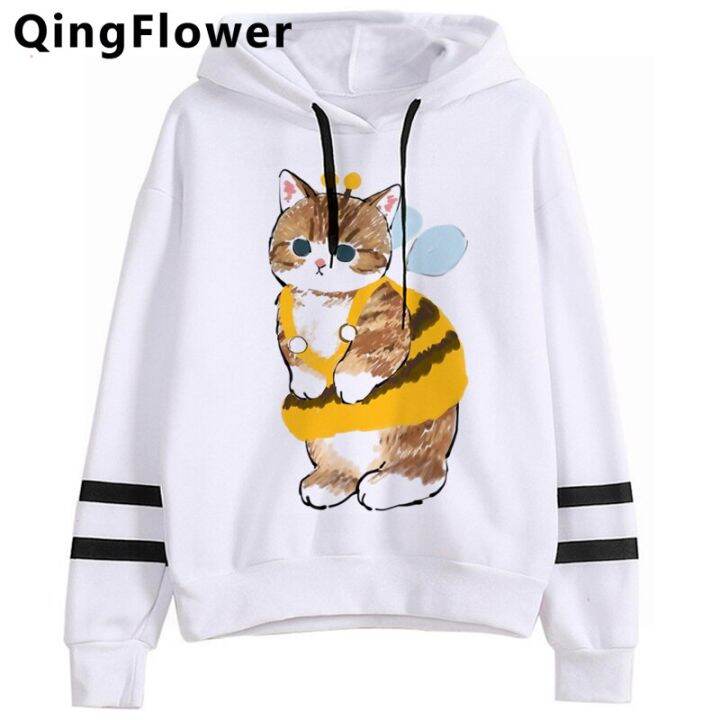 ฮาราจูกุ-kawaii-cat-การ์ตูนตลกสตรีทเสื้อมีฮู้ดผู้หญิงน่ารักอะนิเมะ-ullzang-grunge-สเวตเชิ้ตขนาดใหญ่เสื้อฮูดดี้กราฟิกผู้หญิง