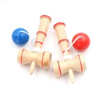 ONFIN ทักษะการเล่นกล ลูกประสานงาน kendama ไม้ จับถ้วยของเล่น ของเล่นสไตล์ญี่ปุ่น Traditonal แบบดั้งเดิม ทำจากไม้ ของเล่นสำหรับเด็ก