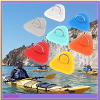 GOUPDO 9สี เรือแคนู สแตนเลส เรือคายัคกระดานโต้คลื่น SUP Tie Down แพเรือบด สามเหลี่ยม D Ring Pad/Patch แพทช์เรือพอง