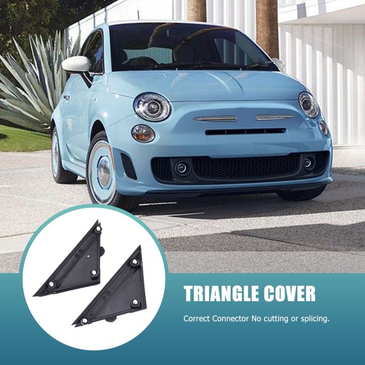 car-left-amp-right-door-mirror-flag-cover-molding-triangle-cover-for-fiat-500-2012-2019-1sh17kx7aa-1sh16kx7aa