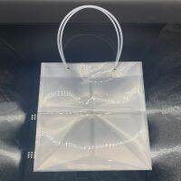 [COD] [5 packs] Douyin transparent flower square starry stall tote bag big