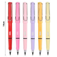✎✜ﺴ 1 Pc Black Technology No Sharpening Eternity Pencil Inkless Student Pencil Pencil Painting Writing Sketching Pencils