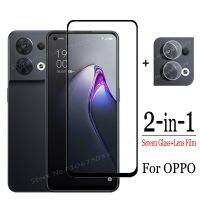 กล้อง2 IN 1ปกป้องหน้าจอสำหรับ OPPO Reno 8 5 Lite 7 Pro 4SE 6 Z กระจกเทมเปอร์ค้นหา X5เลนส์ X3ฟิล์มป้องกัน