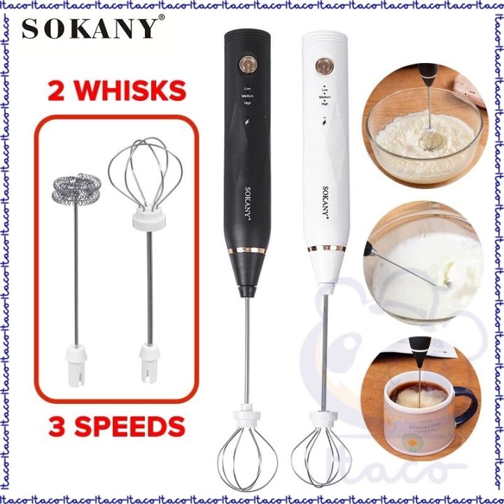 Mini Hand Blender Kitchen Electric Frother Egg Mill Coffee Whisk