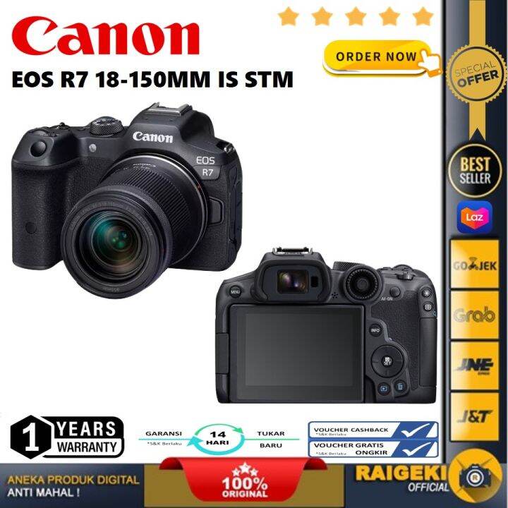 Canon EOS R7 Kit 18150mm Mirrorless Camera Garansi Resmi Lazada Indonesia