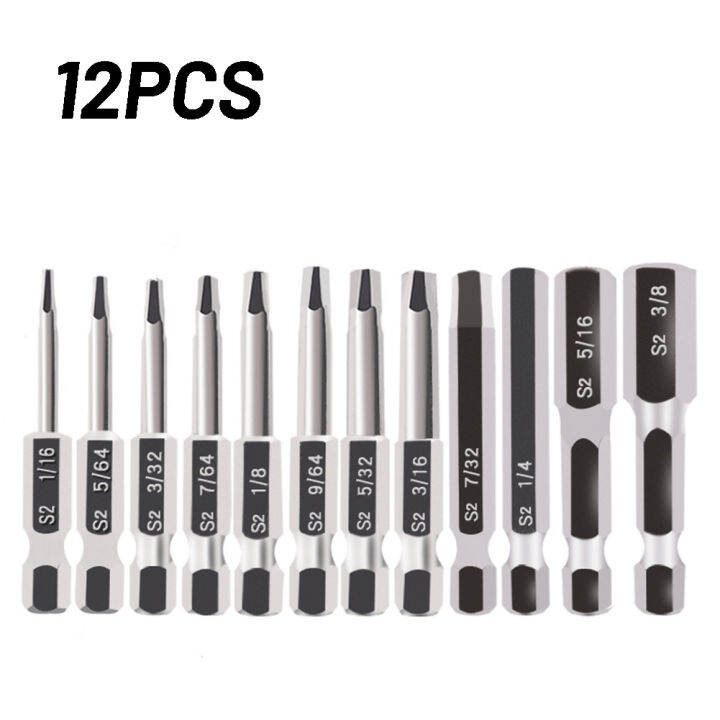 Toolstar 12 Size Allen Key Bits Allen Key Allen Key Bit Bit Set Drill