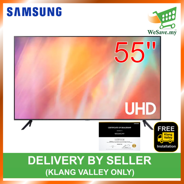 (FREE INSTALLATION within Klang Valley) Samsung UA55AU7000 55