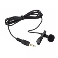 Lapel Mic Professional Grade Lavalier Clip on Microphone Tiny Lapel Mic Output for Phone Recording Teaching Church Stage Vlog candid