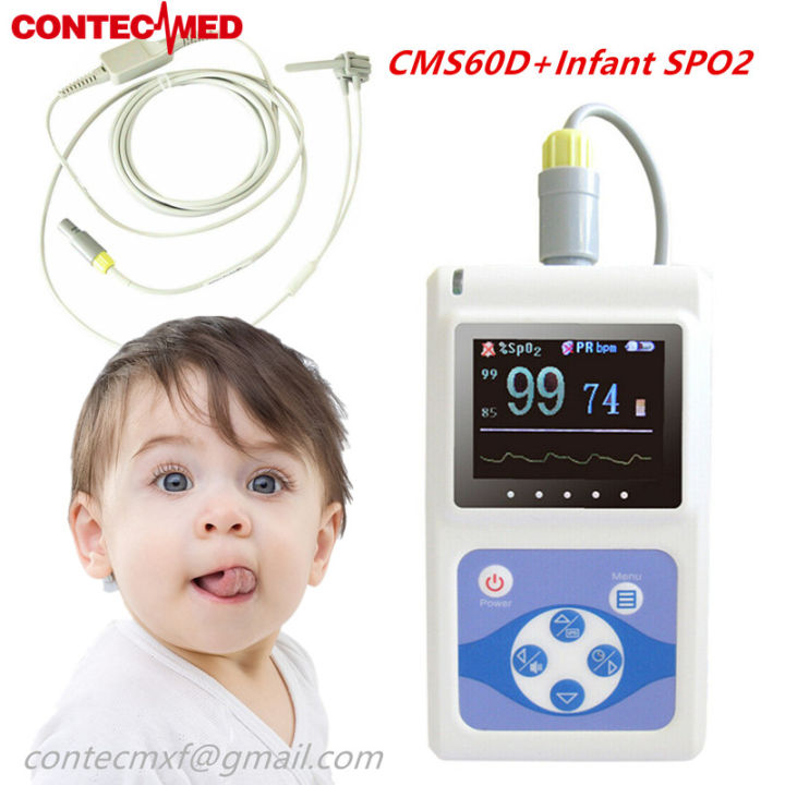 CONTECMED CMS60D Infant SPO2 Probe Baby Sensor HandHeld Finger Pulse ...