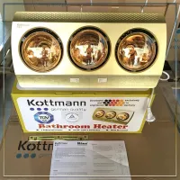 Đèn sưởi nhà tắm loại 3 , 2 bóng hàng chính hãng KOTTMAN