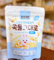 Thực phẩm bổ sung bánh gạo lứt cho bé Vị Phô Mai Alvins 30g - LeVyStore thumbnail