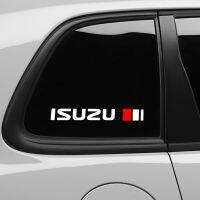 สติกเกอร์ตกแต่งหน้าต่างด้านข้างรถ 2 ชิ้น สติกเกอร์ติดตัวสําหรับ Isuzu D-MAX Isuzu i-370 Isuzu NPR-XD mu-X Shepherd Ranger