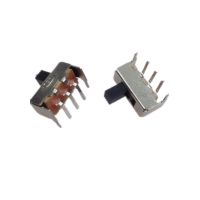 100PCS SS12F23 SS-12F23 SPDT 1P2T Toggle switch slide switches 5PIN 3 2 90 degree handle length 4mm ROHS