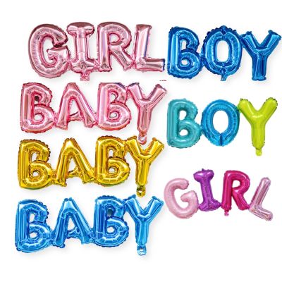 ลูกโป่งฟอยล์ สำหรับ  แรกเกิด ต้อนรับสมาชิกใหม่​ เด็กชาย เด็กหญิง ลูกโป่งดอกไม้ Baby shower ตกแต่งวันเกิด [BE]​
