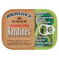 Sardines with hot peppers in soya oil 106g. - Brunswick