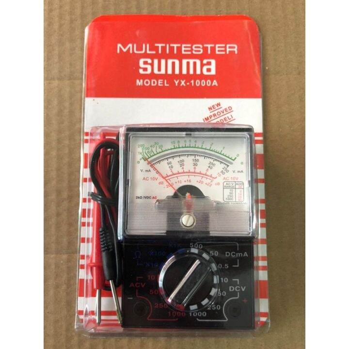 Multitester Multimeter Avometer YX 1000A YX 1000 A SUNMA Lazada Indonesia