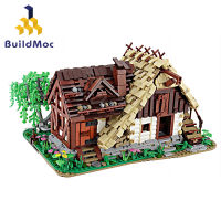 Buildmoc ยุคกลางยุคกลางสถาปัตยกรรมโรงสีน้ำ MOC ชุดหน่วยการสร้างของเล่นสำหรับเด็กของขวัญเด็กของเล่น2691ชิ้นอิฐ