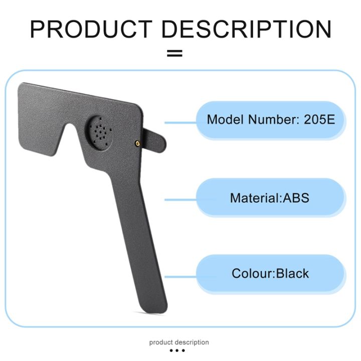 professional-ophthalmic-lorgnette-17-pinhole-black-plastic-vision-test-eye-occluder