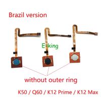 สําหรับ LG K12 Prime / K12 Max / K50 / Q60 Touch ID ลายนิ้วมือ เซนเซอร์ Home Button Flex Cable