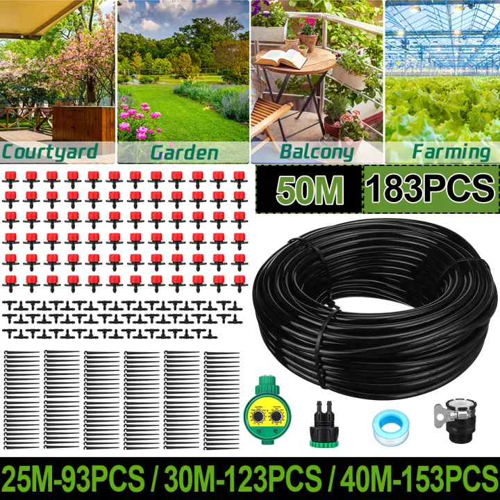 Garden Patio Water Mister Micro Irrigation System Set Lazada