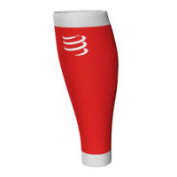 Compressport รัดน่อง ปลอกขา ของเท้ 100% CALF R1 RED