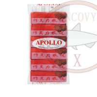 (1แพ็ก 12ชิ้น) Apollo เวเฟอร์เคลือบช็อคโกแลต เวเฟอร์ช็อกโกแลต