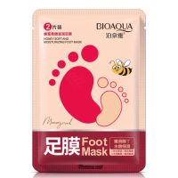 ▶️ 3 ชิ้น BQY8955 ( พร้อมส่งจากไทย ) มาส์กเท้า Foot MASK ถุงเท้ามาส์ก สูตรสารสกัดน้ำผึ้ง   1คู่ [ใครยังไม่ลองถือว่าพลาดมากใช้ดีสุดๆแนะนำ]