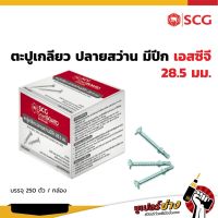 ( PRO+++ ) โปรแน่น.. ตะปูเกลียวปลายสว่านมีปีก เอสซีจี ยาว 28.5 มม. ราคาสุดคุ้ม สว่าน สว่าน ไร้ สาย สว่าน ไฟฟ้า สว่าน เจาะ ปูน