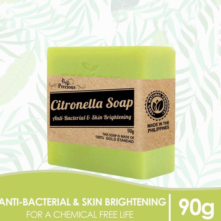 Organic Citronella Soap for Smoother and Tightened Pores, Acne and Oil ...