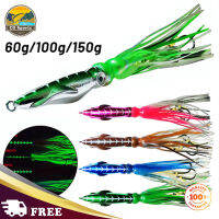 CG Sports Jig Head เหยื่อตกปลา Craw Swimbaits Grub เหยื่อมีหางเหยื่อหนอนว่ายน้ำท่อเหยื่อชุด60g100g150g