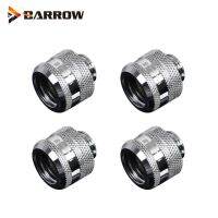 【✆New✆】 daoxia 4ชิ้น Barrow ดำเงินขาวทอง G1/4 "12Mm/14Mm/16Mm ท่อแข็งอุปกรณ์การบีบอัดอัพเกรดผู้ขายขอแนะนำ