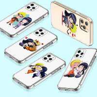 เคสโทรศัพท์ หรับ Samsung A34 M52 A04 M30S A23 M23 M53 M21 A54 M30 A40S A9 A14 A04S M33 Plus อ่อนนุ่ม โปร่งใส ปก T-61 Naruto And Hinata Love Story