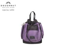 DOUGHNUT BAG : PYRAMID GAMESCAPE SERIES : PURPLE PANSY (กระเป๋าเป้โดนัท น้ำหนักเบา สามารถกันน้ำได้) ( รหัสสินค้า 09347 )