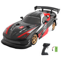 16กม./ชม. รถความเร็วสูง1/16 4WD ไฟฟ้า2.4G Fast Stunt Drift Racing RC C