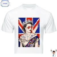 EVETNIGHT เสื้อยืด2022ผู้หญิง,เสื้อยืดแพลตินัม Jubilee ยูเนี่ยนแจ็ค Queen