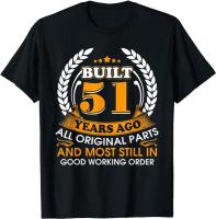 Vintage 51St Birthday Gifts 51 Years Old T-Shirt T-Shirt